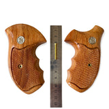 handicraftgrips NRW16## New Smith & Wesson S&W N Frame Round Butt Grips 22 25 29 325 327 329 520 610 625 627 629 Hard Wood Handmade Engraved Checkered Finger Groove Handcraft Special Birthday Gift