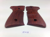 New Beretta 92 92F 92FS FS 92SB 96 M992 M9 Full Size Grips FULL SIZE Hardwood Wood Checkered Handmade #BFW01