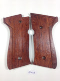 New Beretta 92 92F 92FS FS 92SB 96 M992 M9 Full Size Grips FULL SIZE Hardwood Wood Checkered Handmade #BFW01