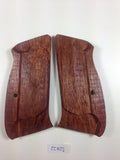 handicraftgrips New Cz75 Cz85 Grips Cz 75/85 Compact Size Hardwood Checkered Handmade #Ccw01